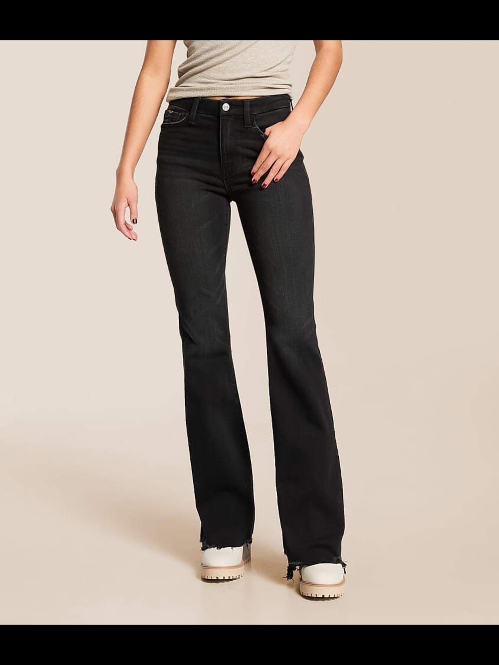 NEW Vervet Bella High Rise Flare Stretch Jean Womens Size 26